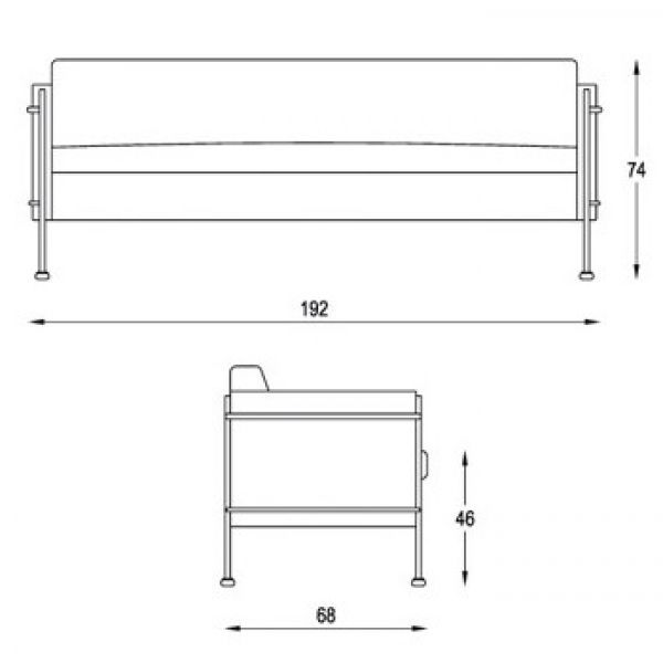 JAZZ 3 SEATER SOFA